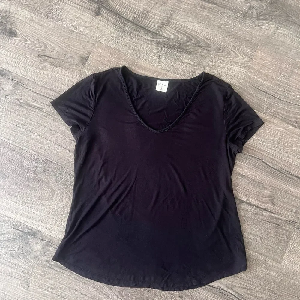 Soma Short Sleeve Pajama Tee size Small